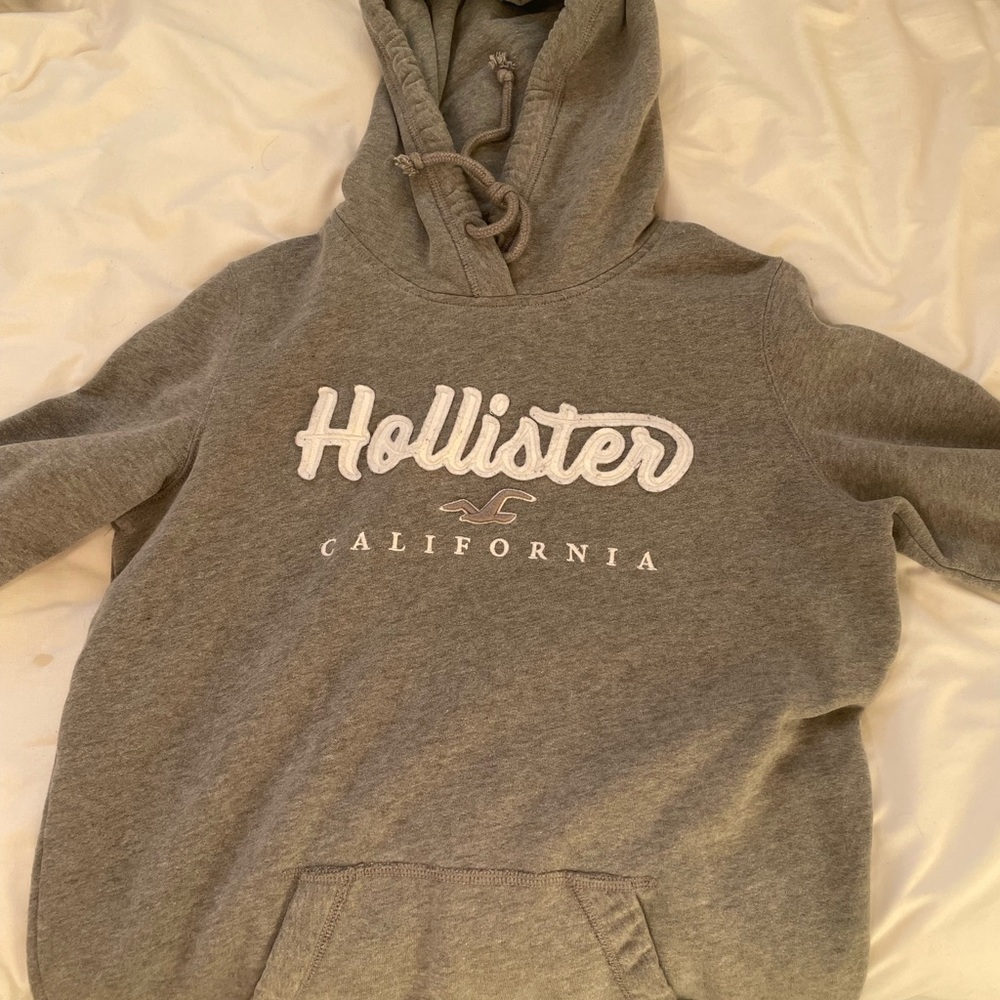 Grey Hollister Hoodie